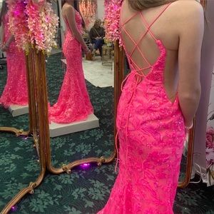 Pink Amarra prom dress, size 0